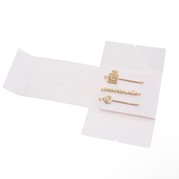 CHANEL COCO Hairpin / Hair Accessory Coco Mademoiselle Limited Edition Gold NIP - Picture 7 of 12